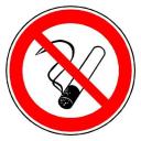 Schild „Nichtrauchen“